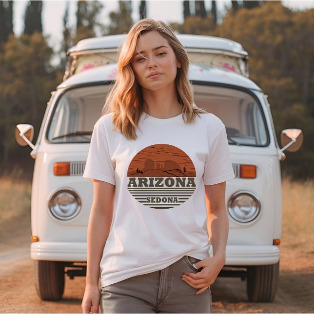 Camiseta Arizona Sedona paisagem vintage az retro (Criador carregado)