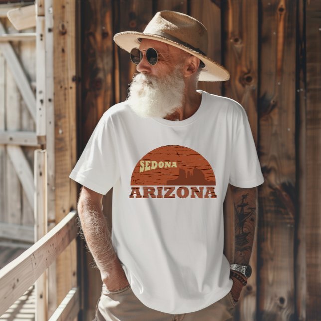 Camiseta Arizona Sedona paisagem vintage az retro (Criador carregado)