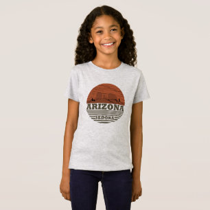 Camiseta arizona sedona vintage pôr do sol paisagem az