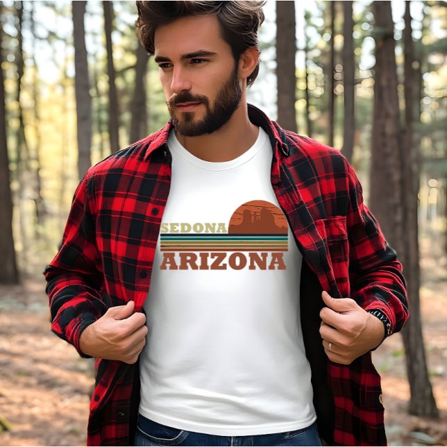 Camiseta Arizona Sedona vintage sunset az retro (Criador carregado)