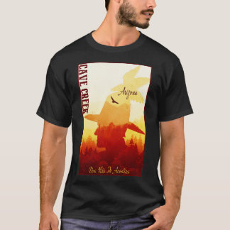 Camiseta arizona selvagem oeste da caverna