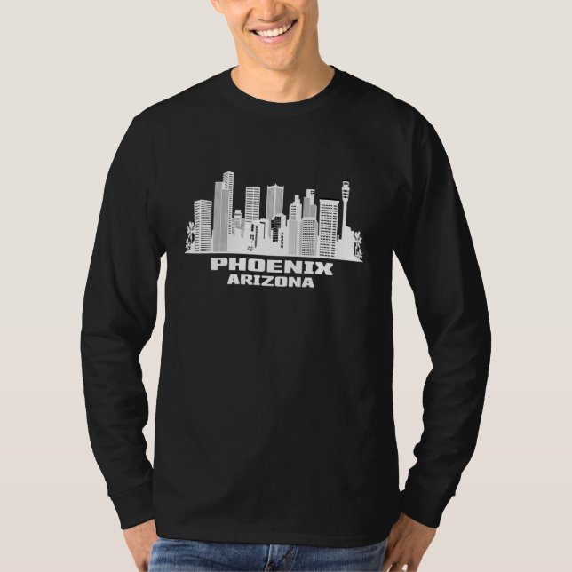 Camiseta Arizona Skyline American Cityscape América (Frente)