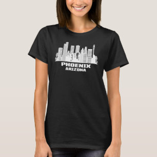 Camiseta Arizona Skyline American Cityscape América