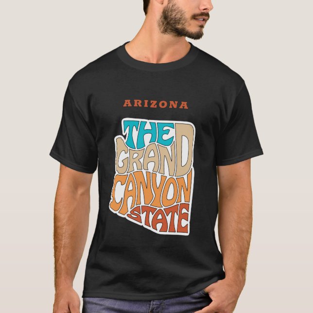 Camiseta Arizona State Apelido Word Art (Frente)