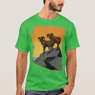 Camiseta Arizona State Map Longhorns Rams Fade