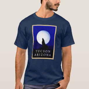 Camiseta Arizona Uivando para a lua