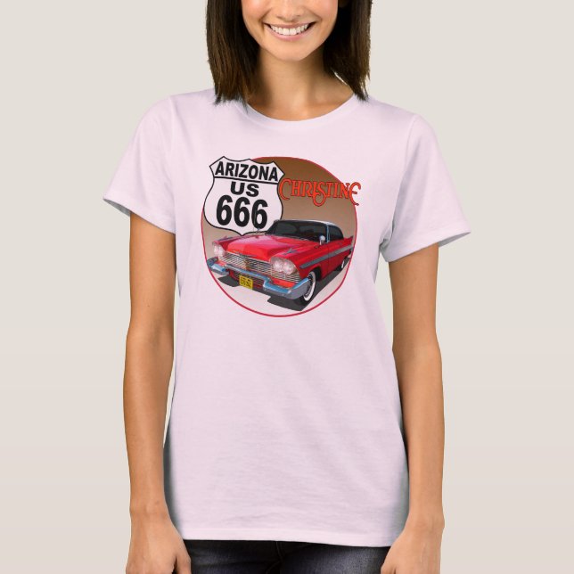Camiseta Arizona US Route 666 - Christine (Frente)