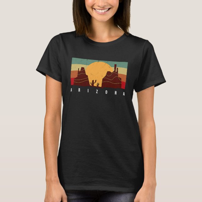 Camiseta Arizona  USA Phoenix Grand Canyon State South Patr (Frente)