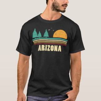 Camiseta Arizona Vintage Pine Sunset Souvenir