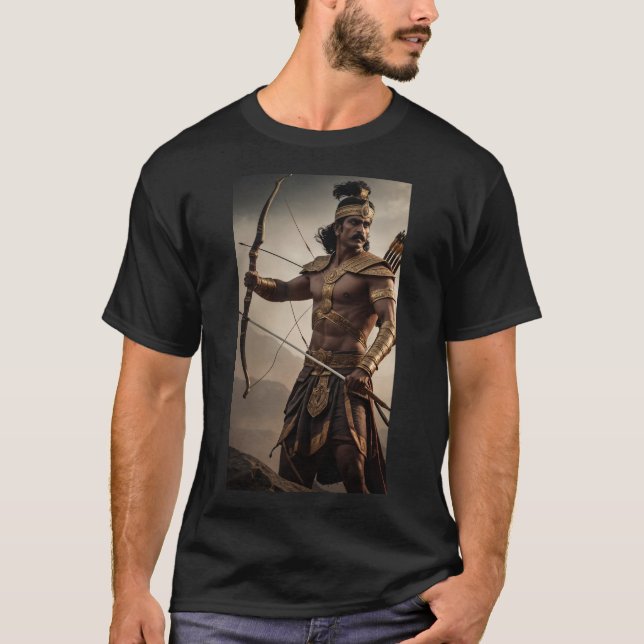 Camiseta Arjuna: Mestre em Bowmaster de Mahabharata - Mestr (Frente)