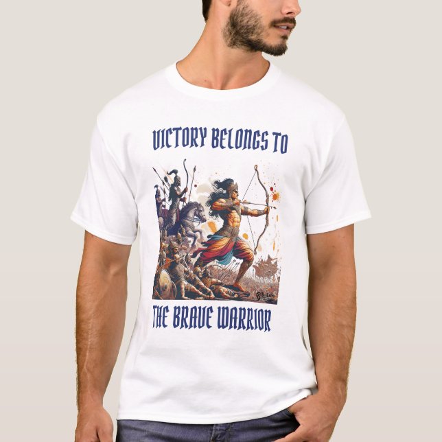Camiseta Arjuna The Warrior Men White (Frente)