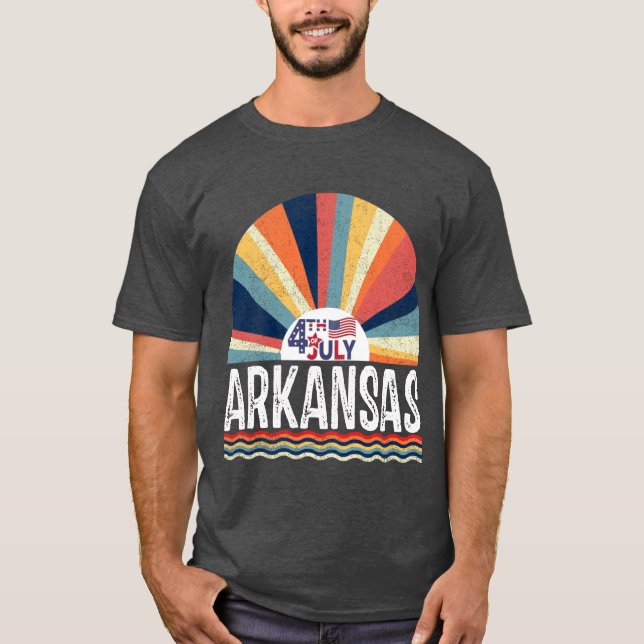 Camiseta Arkansas, 4 de julho de (Frente)