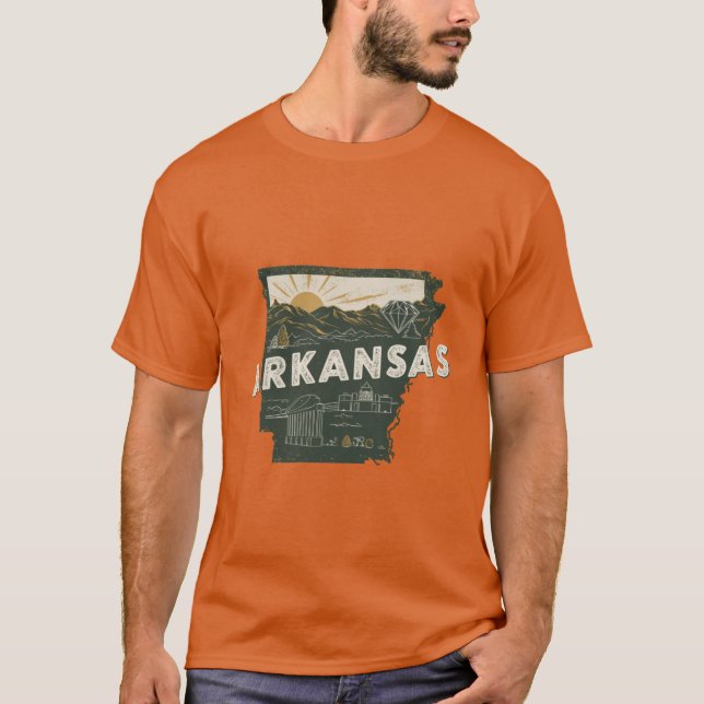Camiseta Arkansas 7 (Frente)