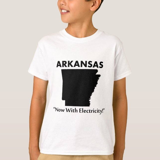 Camiseta Arkansas - Agora Com Eletricidade (Frente)