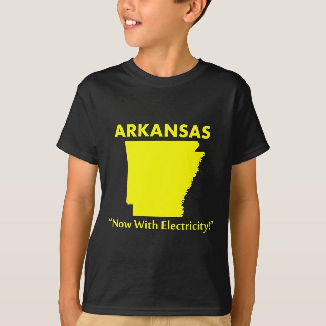 Camiseta Arkansas - Agora Com Eletricidade! (Frente)
