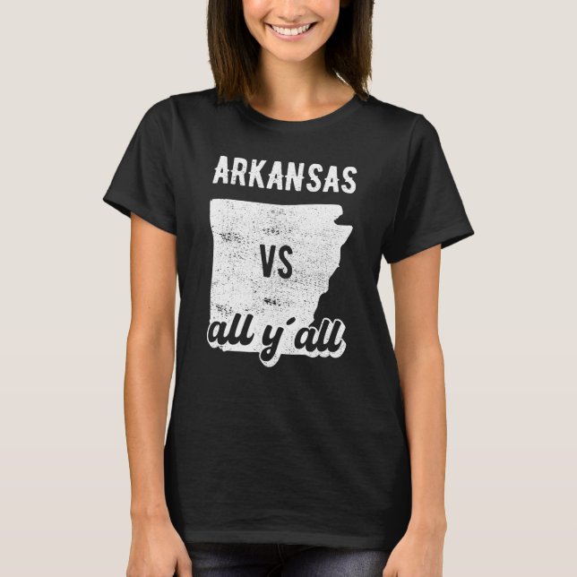 Camiseta Arkansas all y'all (Frente)