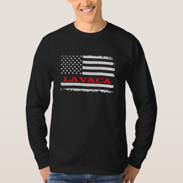 Camiseta Arkansas American Flag Lavaca Usa Patriotic Souven (Frente)