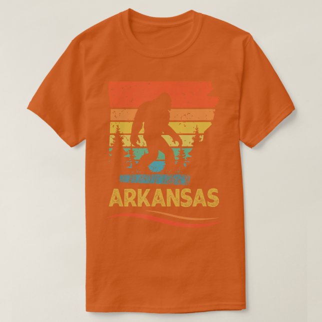 Camiseta Arkansas com um pé-direito (Frente do Design)
