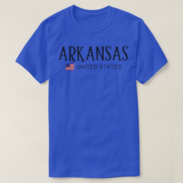 Camiseta Arkansas EUA TShirt (Frente do Design)