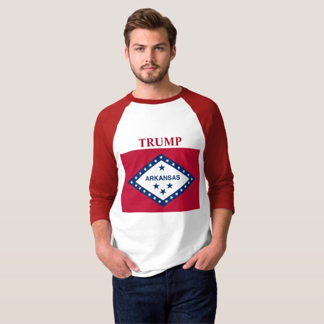 CAMISETA ARKANSAS FLAG (Frente Completa)