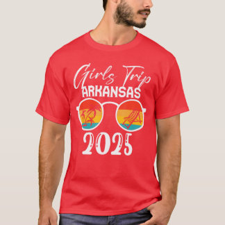 Camiseta Arkansas Girls Trip 2025 Cute Beach Summer Vacatio