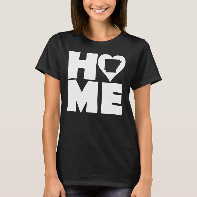 Camiseta Arkansas Home Heart State Tees (Frente)