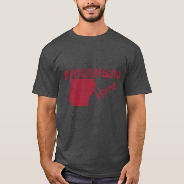 Camiseta Arkansas Home Vintage (Frente)