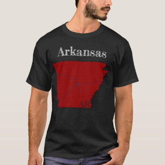 Camiseta Arkansas InterStates [Berry Red Design]