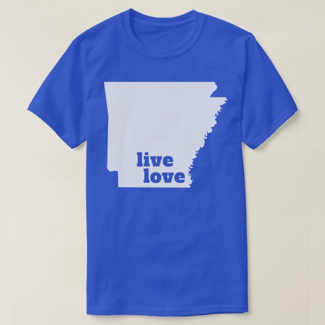 Camiseta Arkansas Live Love (Frente do Design)