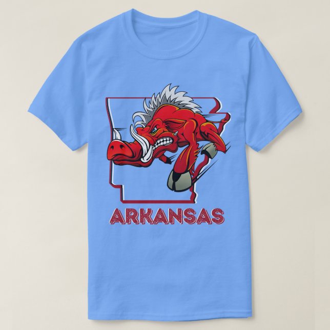 CAMISETA ARKANSAS MEAN HOG (Frente do Design)