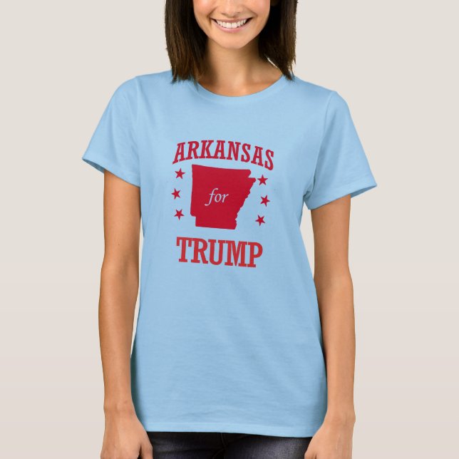 CAMISETA ARKANSAS PARA DONALD TRUMP (Frente)