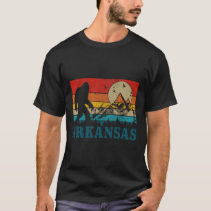 Camiseta Arkansas Pé Grande Montanhas Vintage Caminhada Aca