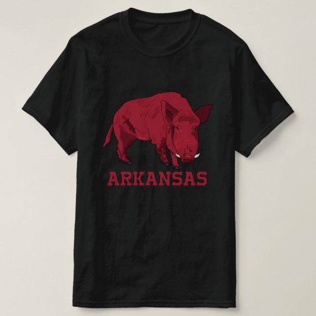 Camiseta Arkansas Razorback T-Shirt (Frente do Design)