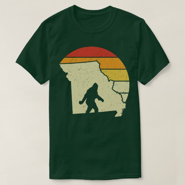 Camiseta Arkansas Retro Sunset TSirt (Frente do Design)