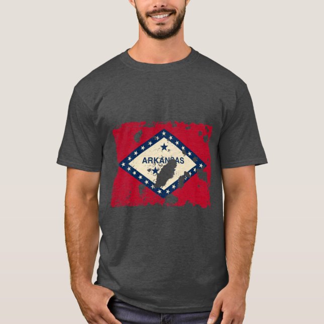 Camiseta Arkansas Splatter (Frente)