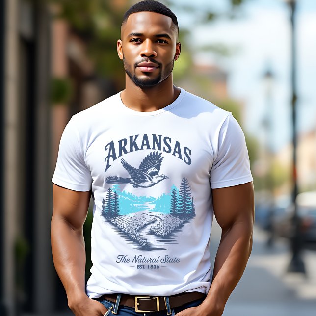 Camiseta Arkansas The Natural State (Criador carregado)