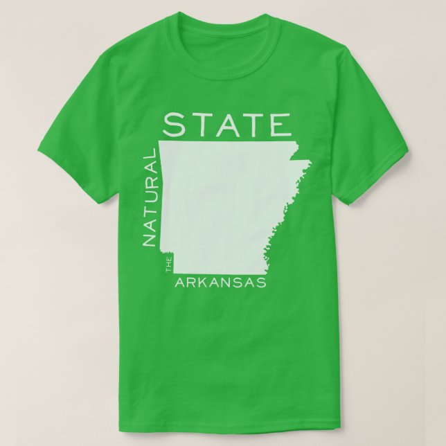 Camiseta Arkansas The Natural State TShirt (Frente do Design)