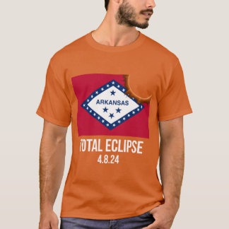 Camiseta Arkansas Total Eclipse abril 8 2024