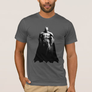Camiseta Arkham City Batman Black and White Wide Pose