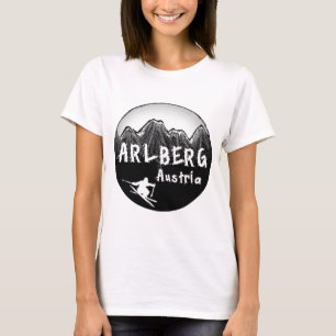 Camiseta Arlberg Áustria skier