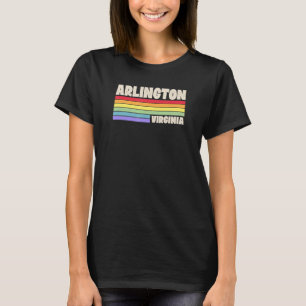 Camiseta Arlington Virginia Pride Rainbow Flag Orgulho gay