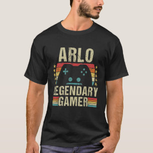 Camiseta Arlo Gamer Retro Gaming Vintage Game Personalizado