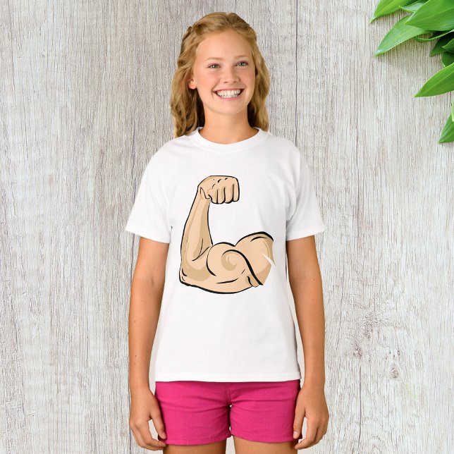 Camiseta Arm Muscle Girls T Shirt (Criador carregado)