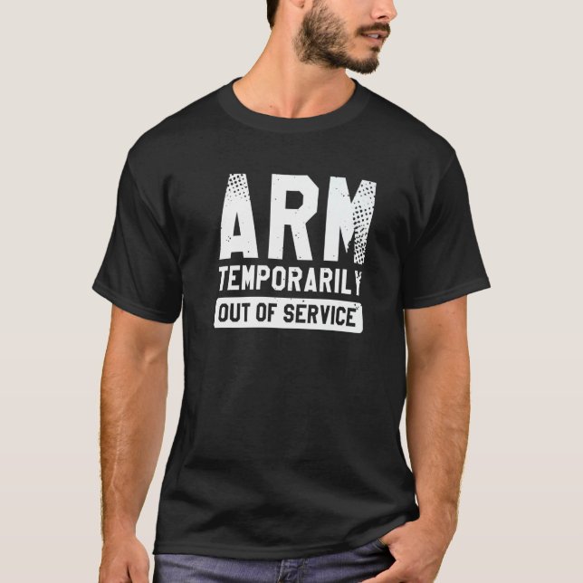 Camiseta Arm Temporariamente Fora De Serviço Feriado De Bra (Frente)