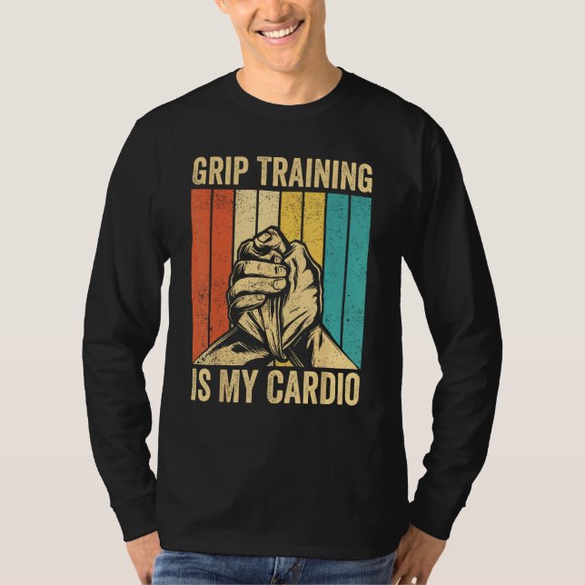 Camiseta Arm Wrestling Arm Wrestler Grip Training Is My Car (Frente)
