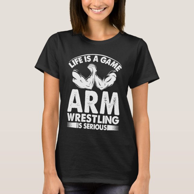 Camiseta Arm Wrestling Armwrestling Sport Wrist Wrestling P (Frente)