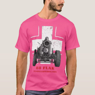 Camiseta Arma Anti-Tanque Alemã 88 Flak Anti-Aviões Ww2