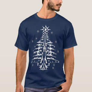 Camiseta Arma Árvore De Natal Presente Para Militares Masc
