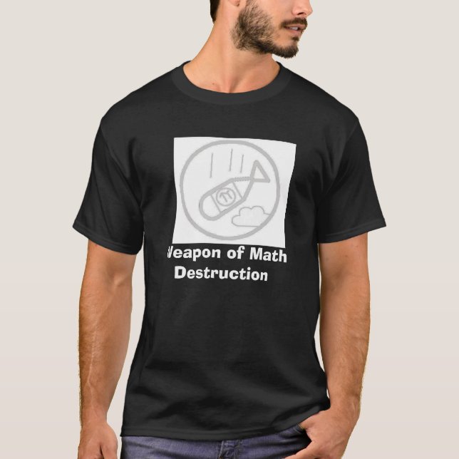 Camiseta Arma da destruição da matemática (Frente)