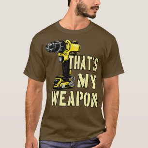 Camiseta Arma de Artesã de Máquinas de Furar